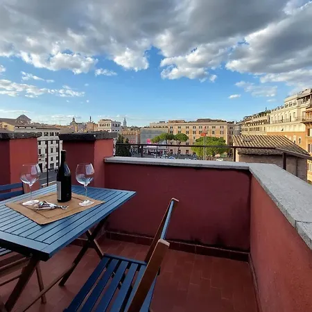 Torre Argentina - Panoramic Penthouse For 8 People With Wonderful Terrace Appartamento